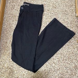 AEO Kick boot black pants
